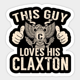 CLAXTON Sticker